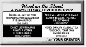 Anti Gay Bible Verses 16
