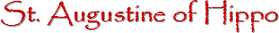 St. Augustine of Hippo